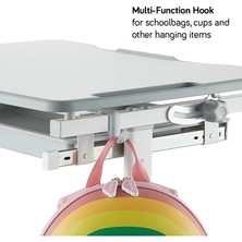 Digitus Ayarlanabilir Ergonomik Çocuk Aktivite Masası (3-10 Yaş-Gri)