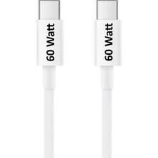 Matutech Type-C To Type-C Hızlı Şarj ve Data Transfer Özellikli Şarj Kablosu