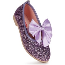 Kiko Kids Tari Fiyonk Lastikli Kız Çocuk Babet Ayakkabı