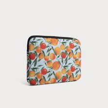 Zest Laptop Case 13"&14"- Portakal Desenli Laptop&macbook&ıpad Kılıfı