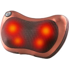 OBRAX Çift Motorlu Boyun Masaj Aleti Vücut Masaj Aleti Yoğurmalı ve Ovmalı Masaj Yastığı Masaj Aleti