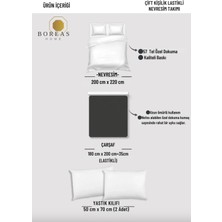 Boreas Home Leopar Pamuklu Çarşafı Lastikli Çift Kişilik Nevresim Takımı