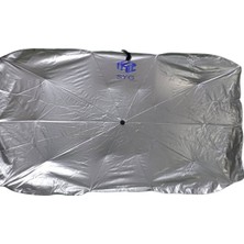 SYG Tüm Araçlar Için Araba Ön Cam Güneşlik Katlanabilir Güneşlik Şemsiye Ön Cam Gölgelik 140CM x 77 cm