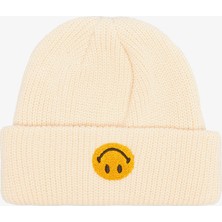 Market Smiley Upside Down Beanie.blk