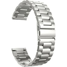 Dmay Huawei Watch Gt 3 / Gt 3 Pro 46MM Uyumlu Paslanmaz Çelik Metal Kordon 22MM