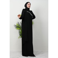 Özün Taşlı Abiye Siyah