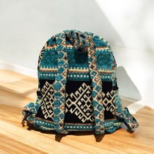 Otho Bag Etnik Kilim Desenli Küçük Boy Kadın Sırt Çantası