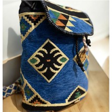 Otho Bag Etnik Kilim Desenli Büyük Boy Sırt Çantası