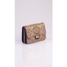 Otho Bag Osmanlı Şal Desenli Etnik Dokuma Kadın El ve Omuz Çantası