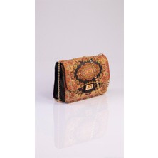 Otho Bag Osmanlı Şal Desenli Etnik Dokuma Kadın El ve Omuz Çantası