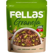 Fellas Granola - Antep Fıstıklı & Kakaolu 200 gr 3'lü Paket