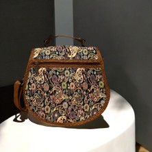Otho Bag Mozaik Desen Otantik Kadın Omuz Çantası