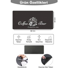 Valerine Life Barista Matı Sıvı Geçirmez Büyük Boy Xxl Kahve Barı Espresso Kahve Makinesi Pad 40X90CM 27241224