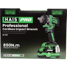 Hais Pro RB-809 850 Nm 21 V Profesyonel Darbeli Somun Sıkma