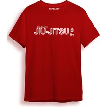 Brazilian Jiujitsu Kanji Baskılı Tişört Jujitsu T-Shirt JUJU6011