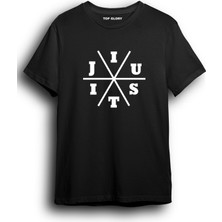 Jiujitsu Pusula Baskılı Tişört Jujitsu T-Shirt JUJU6013