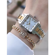 Daniel Klein Çelik Kordon 2 Yıl Garantili 3 Atm Suya Dayanıklı Kadın Kol Saati+Bileklik BDK.10790.5