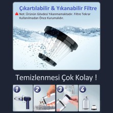 NEO CLASS Neo 3 Kademeli Süper Şarjlı Araç Süpürgesi Ev-Ofis-Araba Kullanımı Çok Fonksiyonlu Emiş Gücü 15000PA