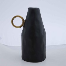 Vitale Metal Yüzüklü Vazo 15*22*32  cm