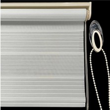 Krem Plisei Alüminyum Kasa Zebra Perde Eteksiz