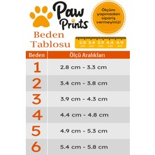 Paw Prints Köpek Ayakkabısı - Lastikli Köpek Ayakkabısı - Kaydırmaz Kauçuk Taban Köpek Ayakkabısı
