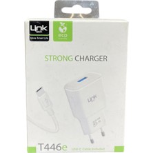 Link Tech T446E Strong Çevre Dostu 2.1A Tip-C Kablolu Şarj Aleti