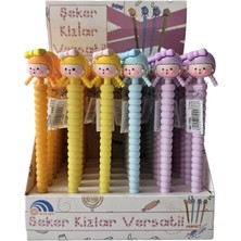 4 Adet Şeker Kızlar 0,7 mm Versatil Kalem Seti + Kalem Ucu (5 Li Set)