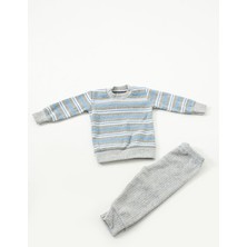 Pirinç Bebe Fitilli Unisex Zıbınlı Bebek Pijaması