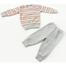 Pirinç Bebe Fitilli Unisex Zıbınlı Bebek Pijaması