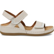 Polaris 104424.Z5FX Bej Kadın Comfort Sandalet