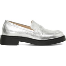 Nine West Lunler2 5fx Gümüş Kadın Loafer