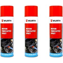 Würth 3x Motor Temizleyici Sprey 500 ml (Su Gerekmez)