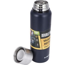 Perlotus 304 L Çelik 750 ml Vakumlu Lacivert Kamp ve Piknik Termosu