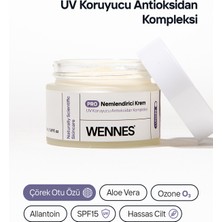 Wennes | Pro Nemlendirici Krem, UV Koruyucu Antioksidan Kompleksi - SPF15 + Ozon, Çörek Otu Özü - Luna22