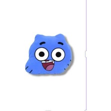 Muyudi Gumball Sevimli Peluş Yastık & Uyku Arkadaşı & Oyuncak & Hediyelik 26 cm