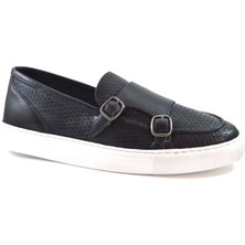 Onlo Ayakkabı 100139  Soft Deri Lacivert Loafer Erkek Ayakkabı