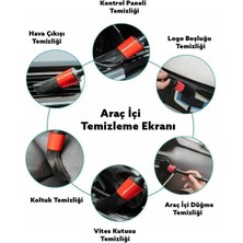 Ang Temizlik Oto Detay Fırçası Seti 5'li Kaliteli Detaylı Farklı Boyutlar,5li Araba Fırçası