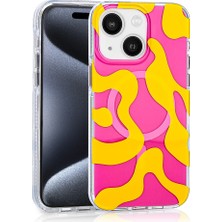 Teleplus Apple iPhone 13 Kılıf Magsafe Özellikli Stilo Tasarım Desenli Kapak