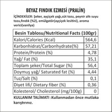 Beyaz Fındık Ezmesi Pralin 1 kg
