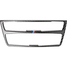 Bmw (F30) 2013-2015 / (F34) 2013-2016 Için Üç Renkli Karbon Fiber Araba CD Paneli Dekoratif Sticker