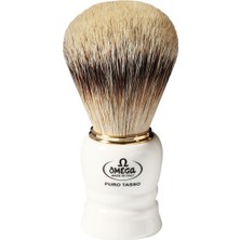 Omega 640 Super Badger Porsuk Kılı Doğal Kıl Tıraş Fırçası Italyan Gerçek Kıldan Sakal Köpüğü Fırça