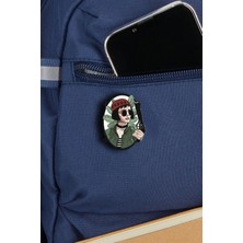 Rozzy Lab Mathilda Leon - Pin - Rozet - Broş - Yaka Çanta Aksesuar