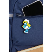 Rozzy Lab Şirinler Şirine - Pin - Rozet - Broş - Yaka Çanta Aksesuar