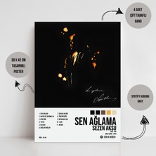 Orendart Sezen Aksu - Sen Ağlama Albüm Albüm Spotify Çerçevesiz Tasarım Poster