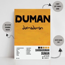 Orendart Duman - Darmaduman Albüm Spotify Çerçevesiz Tasarım Poster