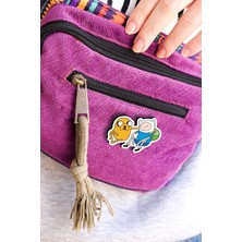 Rozzy Lab Adventure Time No2 - Pin - Rozet - Broş - Yaka Çanta Aksesuar