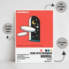 Orendart Madrigal - Geçme Artık Sokağımdan Spotify Çerçevesiz Tasarım Poster