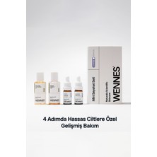 Wennes | Mini Seyahat Seti: Ihlamur Özlü Saf Bakım Luna8 | Yüz Temizleme Jeli, Tonik, Hyaluronik Asit Serum, C10 Vitamin Serum