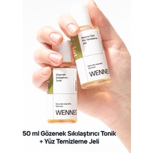 Wennes | Mini Seyahat Seti: Ihlamur Özlü Saf Bakım Luna8 | Yüz Temizleme Jeli, Tonik, Hyaluronik Asit Serum, C10 Vitamin Serum