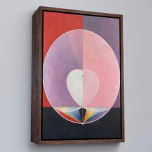 Marsilyan- Çerçeveli Hilma Af Klint - Güvercinler Tablosu - DOVES-7284